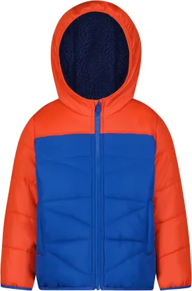 Carter's Boys Heavyweight Jacket, Warm, Hooded, Water-Resistant Winter Coat