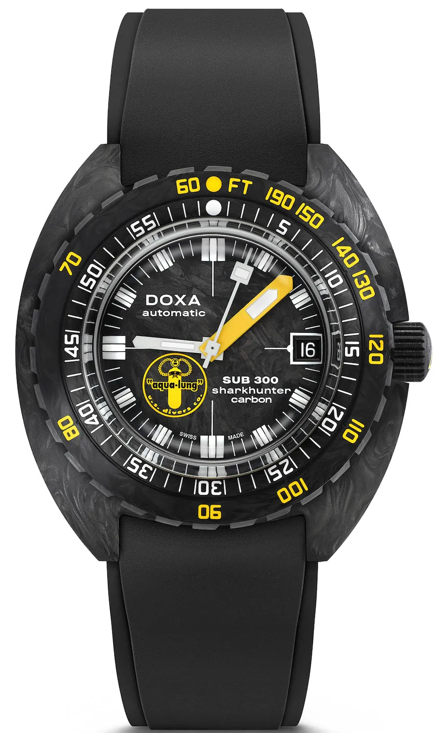 DOX Watch Sub 3 Carbon Aqua Lung US Divers Limited Edition