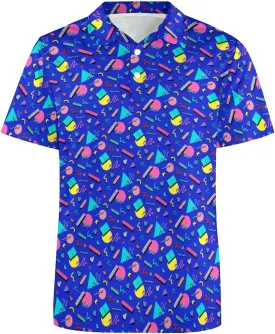 Golf Shirts for Men,Dry Fit Athletic Short Sleeve Polo Shirts,Performance 4 Way Stretch Golf Polos with UPF 50