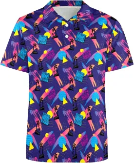 Golf Shirts for Men,Dry Fit Athletic Short Sleeve Polo Shirts,Performance 4 Way Stretch Golf Polos with UPF 50