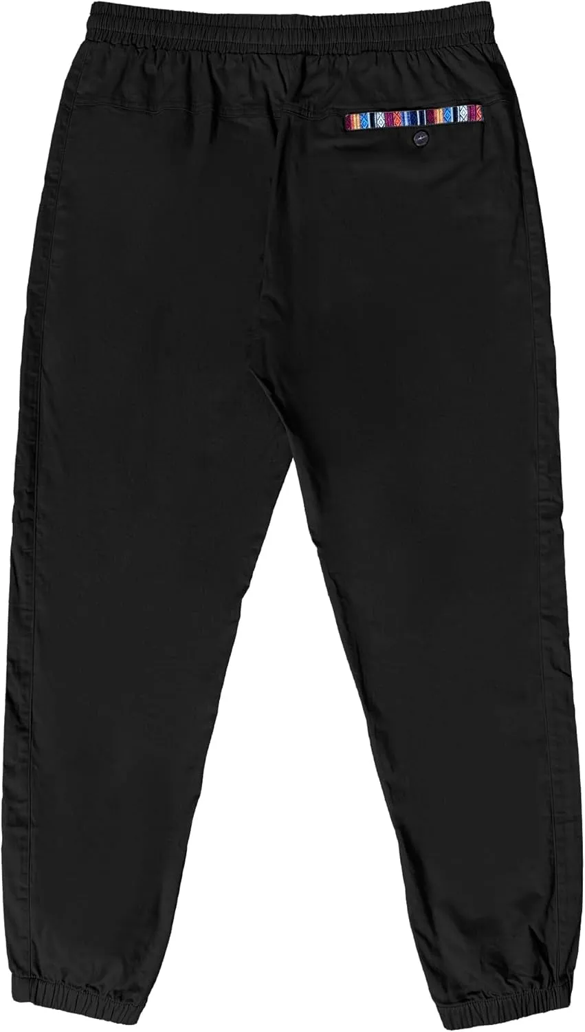 HOTake Mens Joggers Pants Elastic Waistband Khaki Pants Mens Drawstring Casual Pants with Signature Pockets
