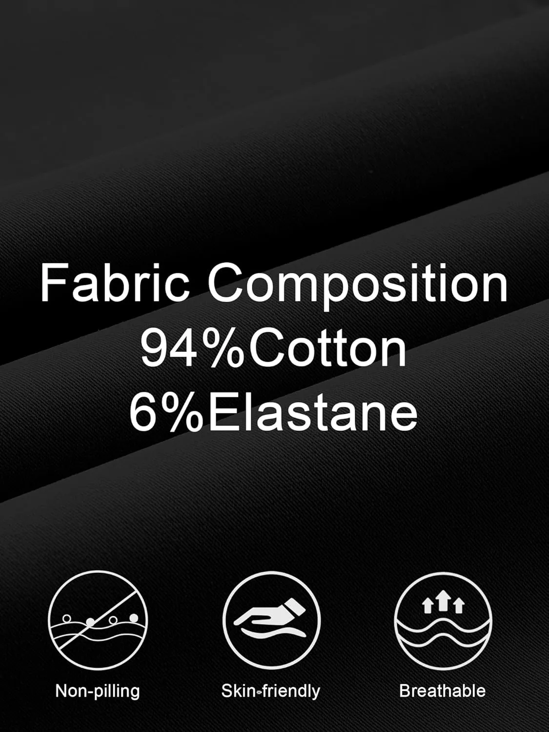 HOTake Mens Joggers Pants Elastic Waistband Khaki Pants Mens Drawstring Casual Pants with Signature Pockets