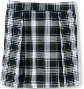 Lands' End School Uniform Girls Plaid Skort Top of Knee