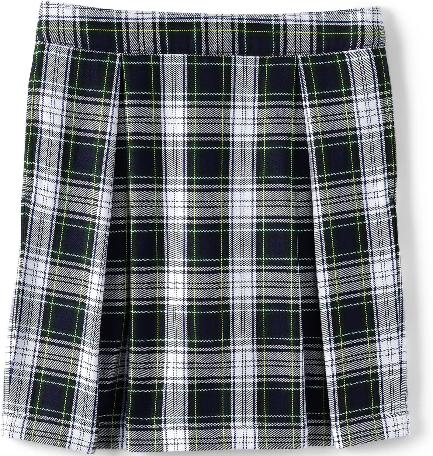 Lands' End School Uniform Girls Plaid Skort Top of Knee