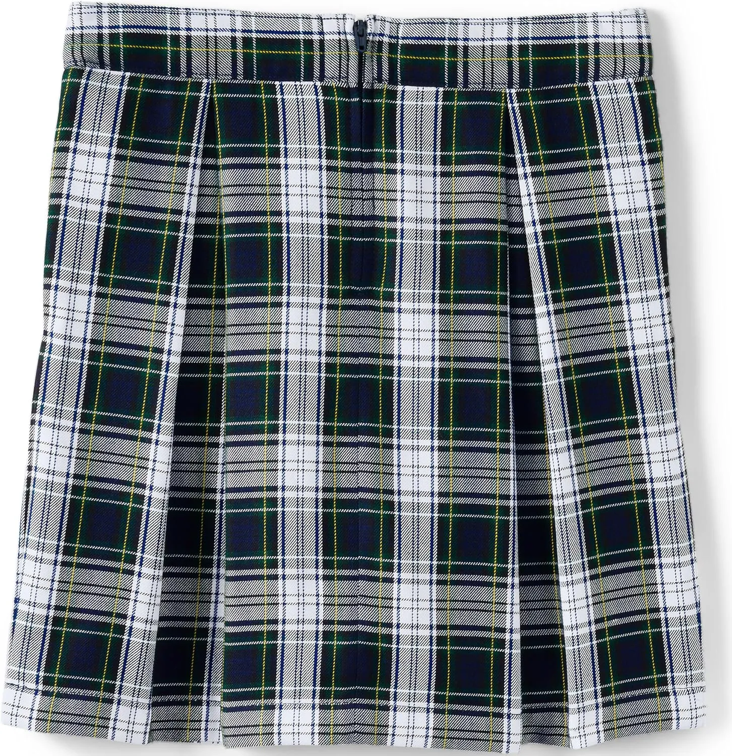 Lands' End School Uniform Girls Plaid Skort Top of Knee