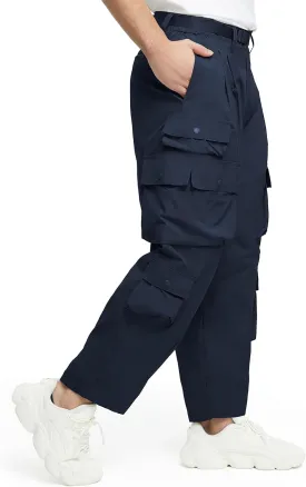 Mens Casual Pants Hiking Pants Cargo Pants Loose Elastic Waist Running Joggers Outdoor Pants
