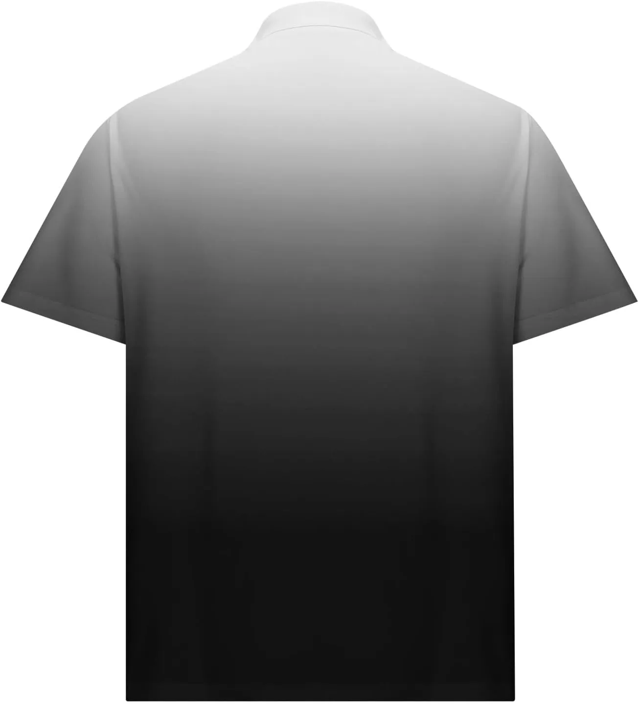 Mens Polo Shirts Short Sleeve Gradient Color Gym Workout Golf T-Shirt Casual Fashion V Neck Button Down Tops 2025