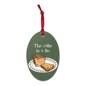 Mimic Fruitcake Wooden Ornament Magnet