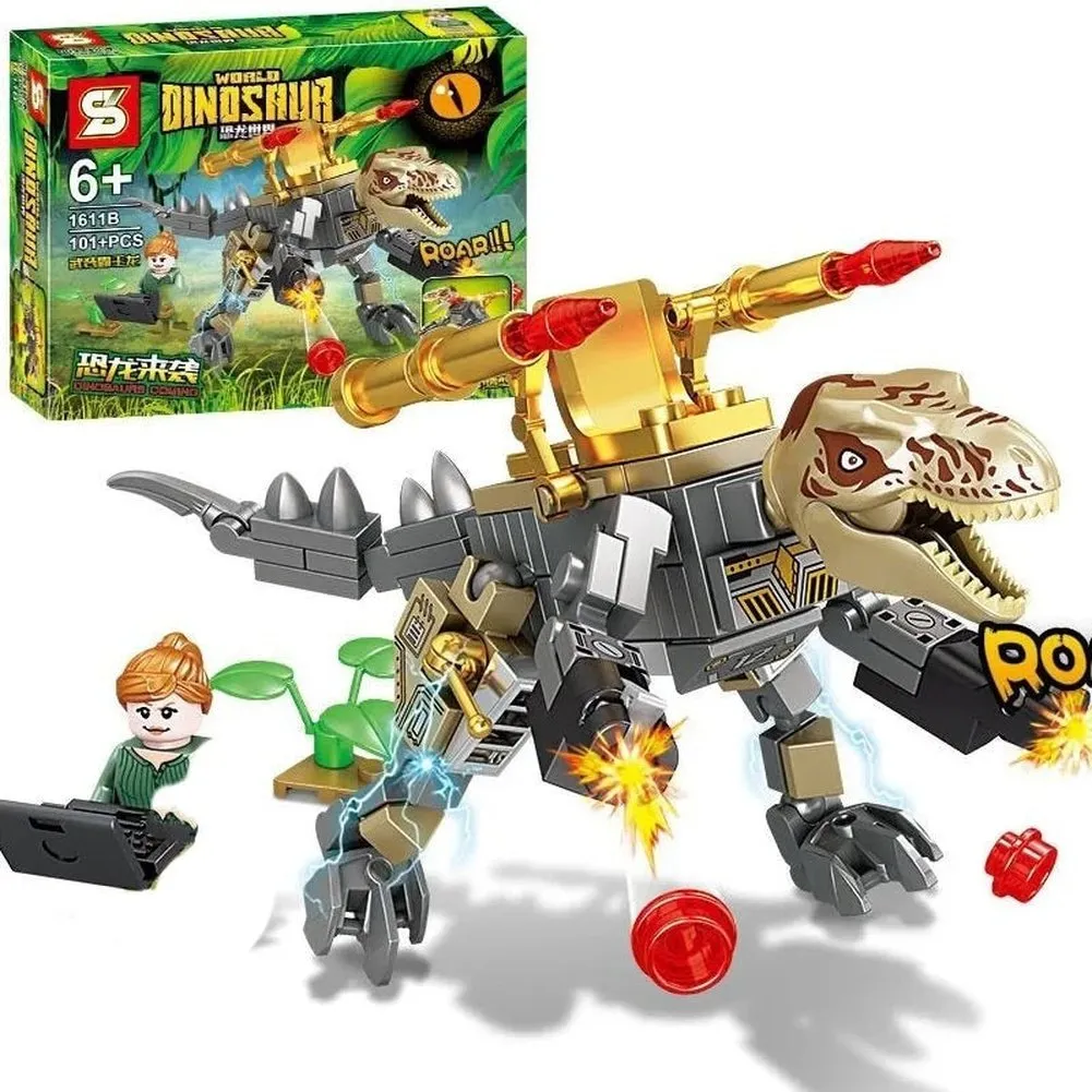 MOC  Compatible  Prehistoric Planet Jurassic Age Dinosaur Brick Compatible dinosaur Developmental Toy Building Block Brick Toys  Boy