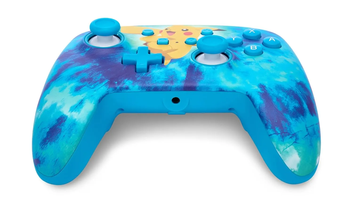 PowerA Enhanced Nintendo Switch Wired Controller - Tie Dye Pikachu, Detachable 10ft USB Cable, Mappable Advanced Gaming Buttons, No Batteries Required