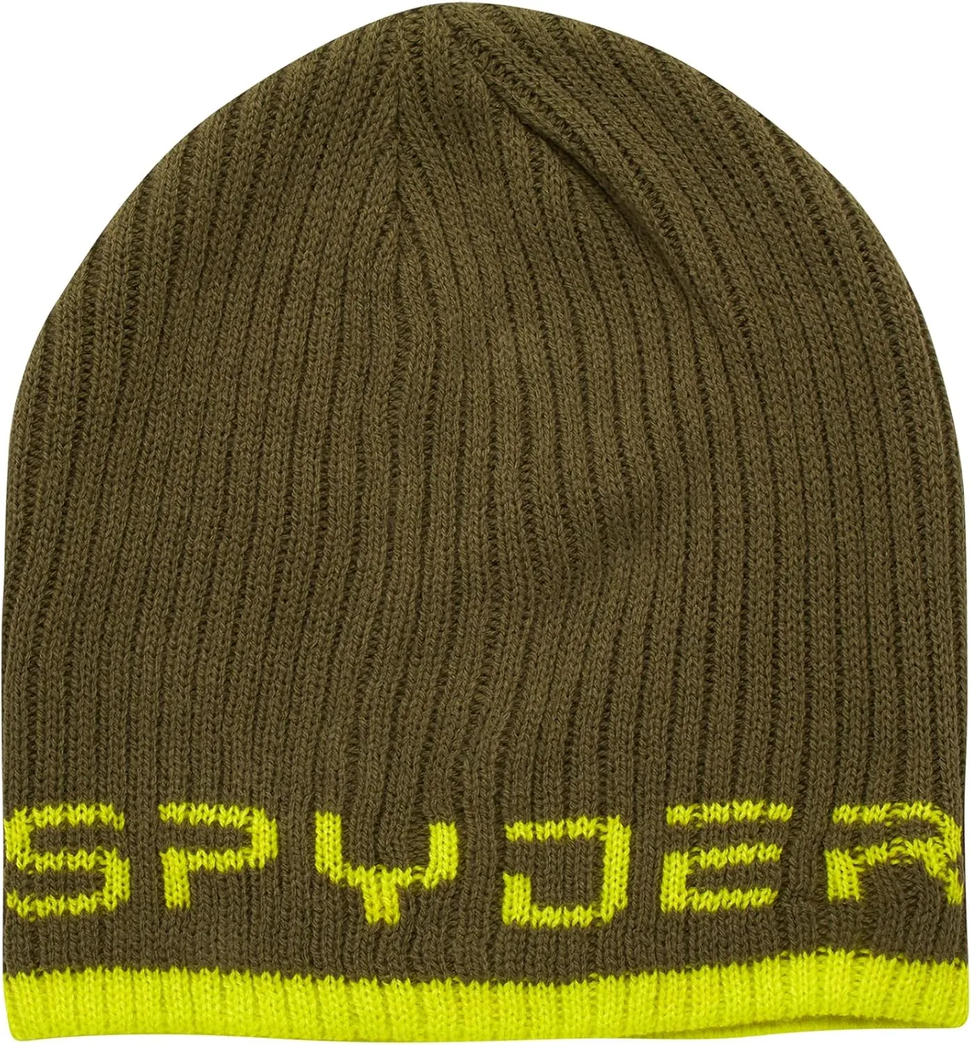 Spyder Men's Beanie - Lightweight Winter Rib Slouchy Beanie for Men - Soft and Warm Mens Beanie Hat, Skull Cap & Winter Hats