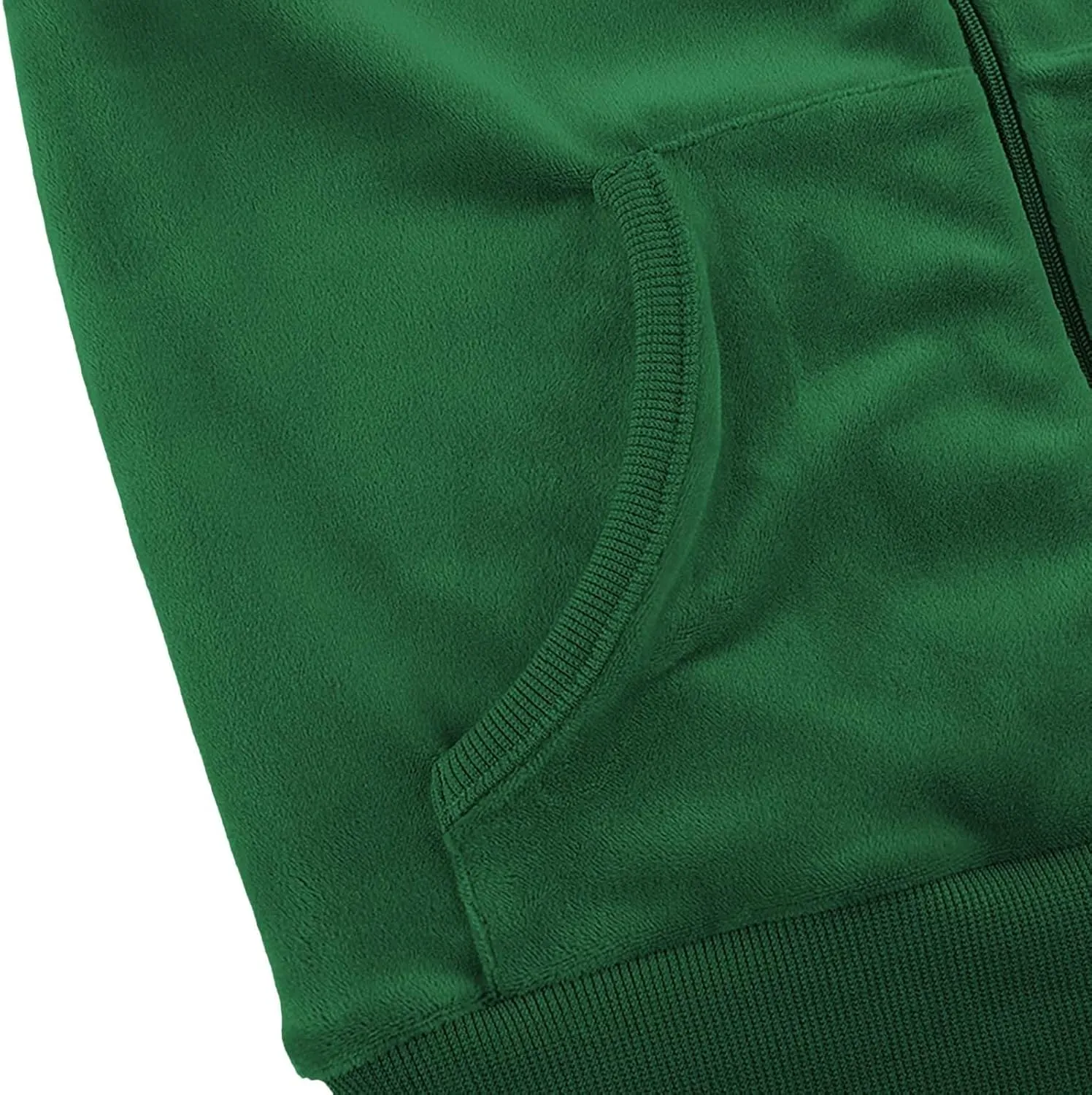 Women Velour Sweat Suits 2 Piece Outfits Tracksuits Long Sleeve Zip Up Hooded Jacket Wide Plus Size Suit